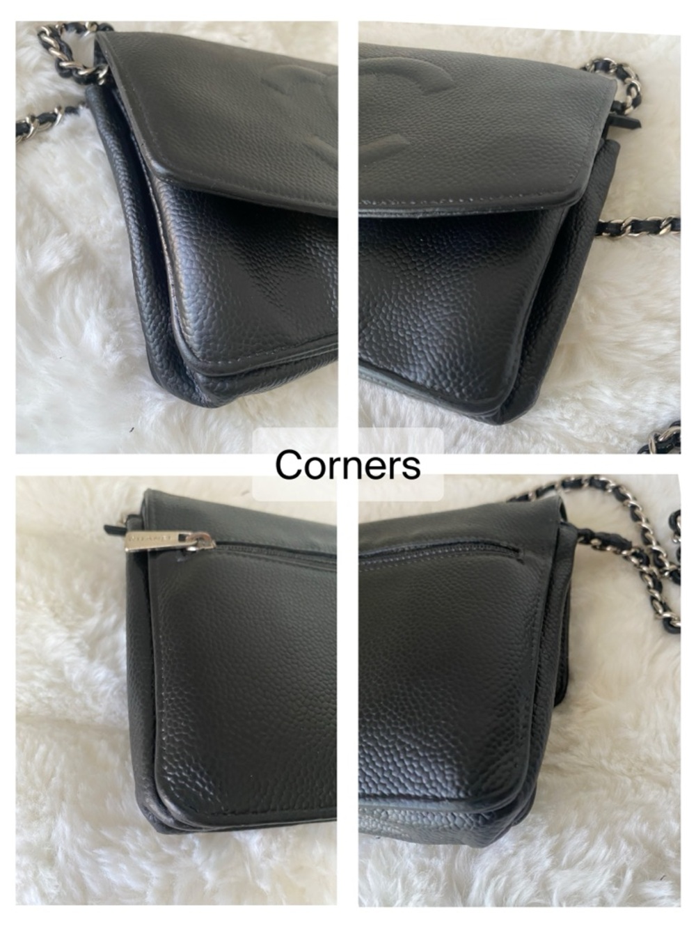 ❤️ CHANEL Caviar Timeless CC Wallet on Chain - Picture 12 of 17